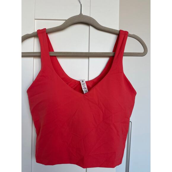 lululemon Women's Align Tank Top A/B Cup Guava Pink, NWOT, Size 8 - Picture 1 of 4